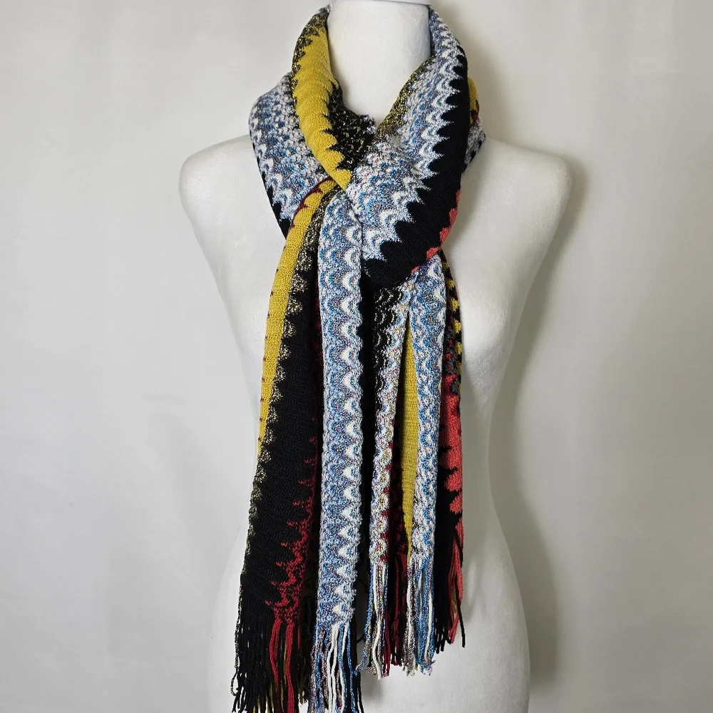 Missoni Chevron Shimmering Scarf 76